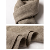 Classic Knit Soft 100% Cashmere Scarf Lightweight Wrap Scarf